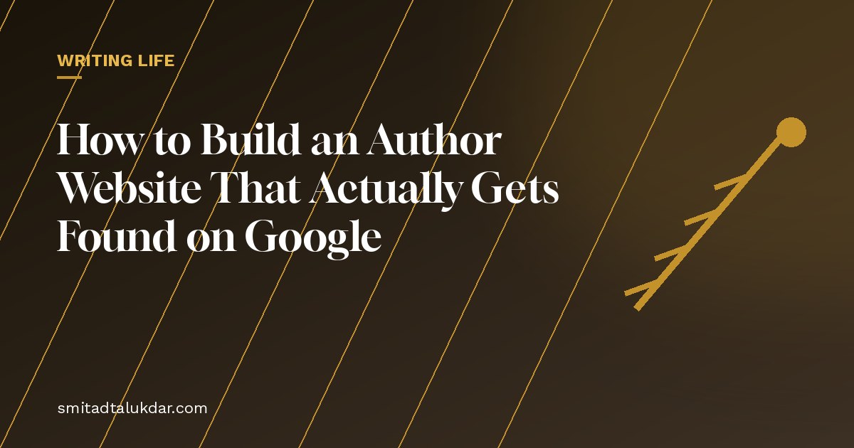 How to Build an Author Website That Actually Gets Found on Google — article banner