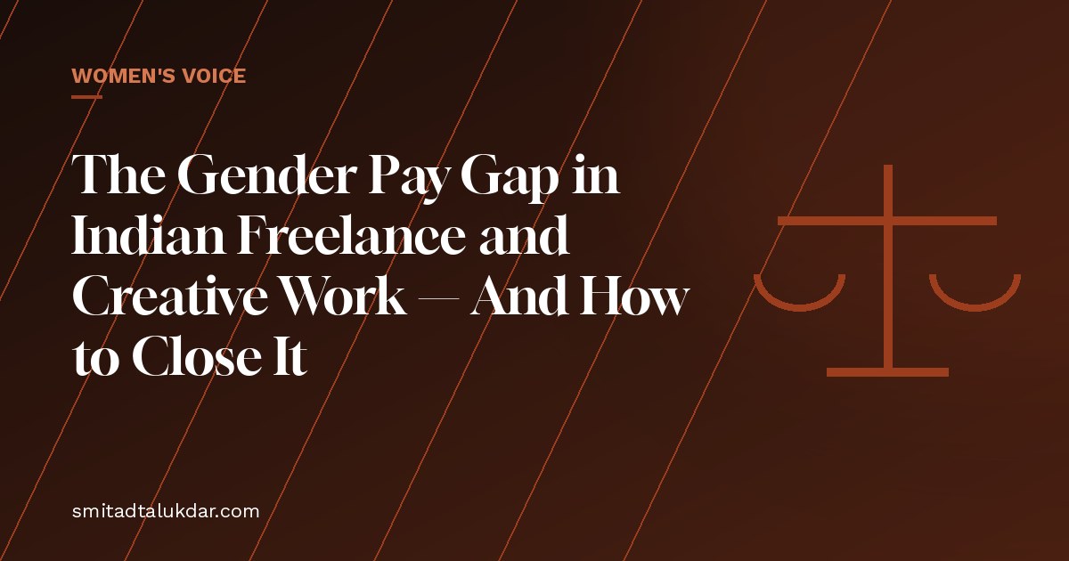 The Gender Pay Gap in Indian Freelance and Creative Work — And How to Close It — article banner